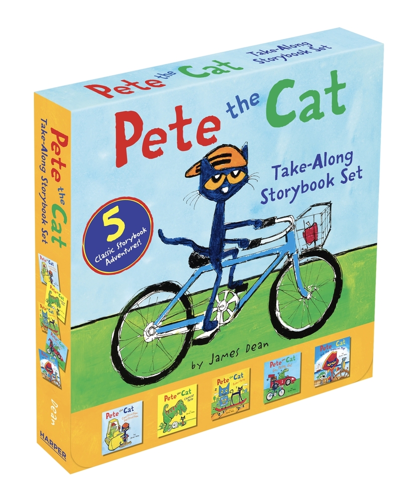 Pete the Cat Take-Along Storybook Set: A Box of 5 Books cover