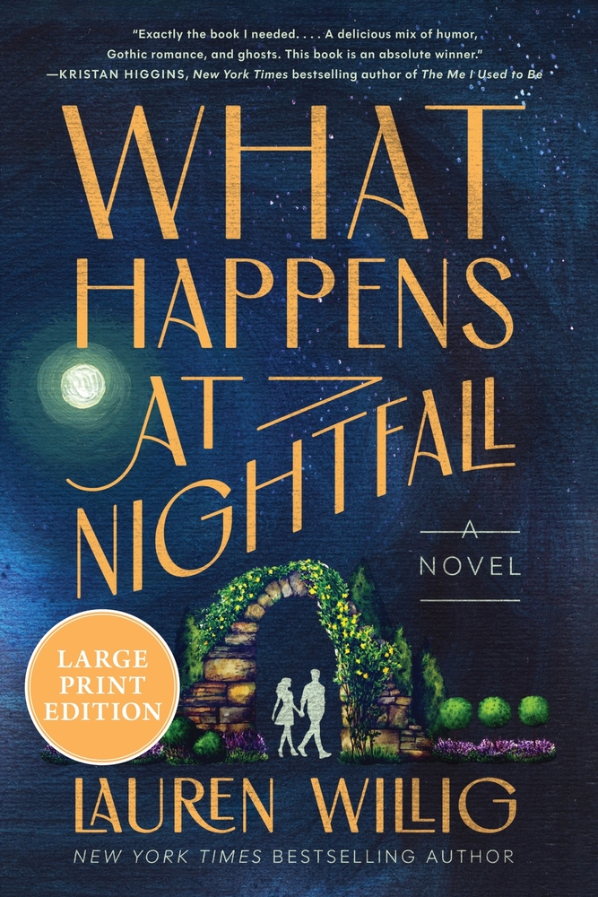 What Happens at Nightfall: A Novel (Large Print) cover