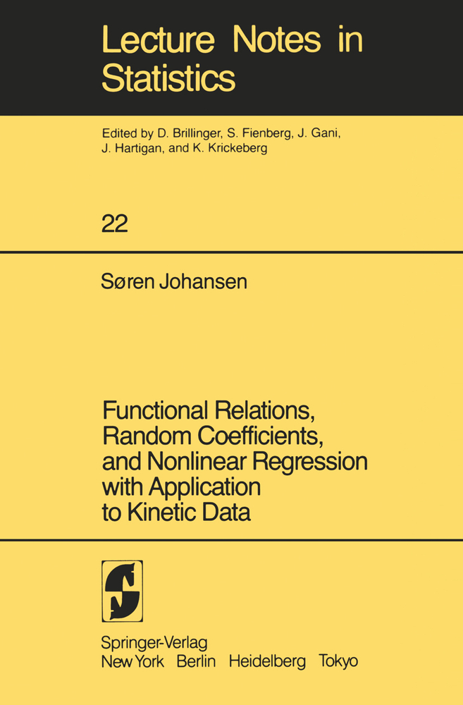 Functional Relations, Random Coefficients, and Nonlinear Regression with Application to Kinetic Data cover