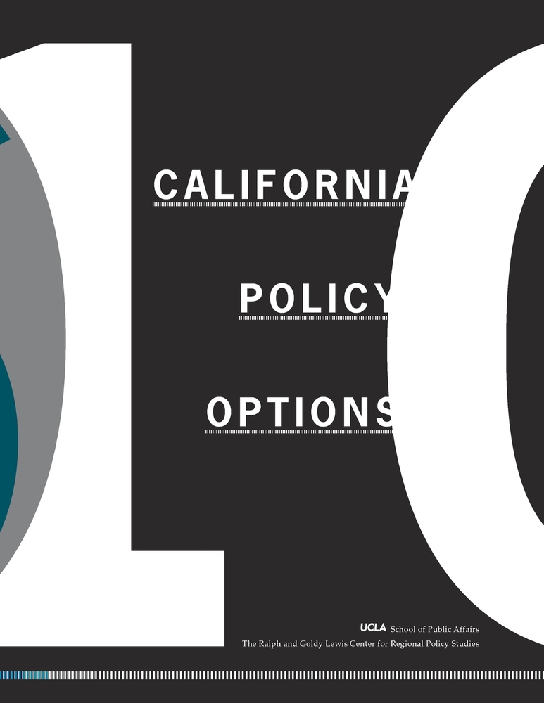 California Policy Options 2010 cover
