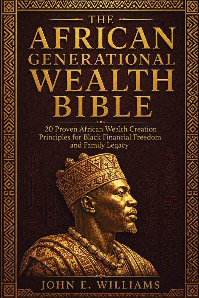 The African Generational Wealth Bible: 20 Proven African Wealth Creation Principles for Black Financial Freedom, Real Estate Investing, Stocks, Bonds, cover