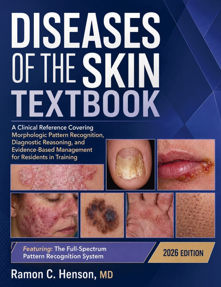 Diseases of the Skin Textbook: A Clinical Reference Covering Morphologic Pattern Recognition, Diagnostic Reasoning, and Evidence-Based Management for cover