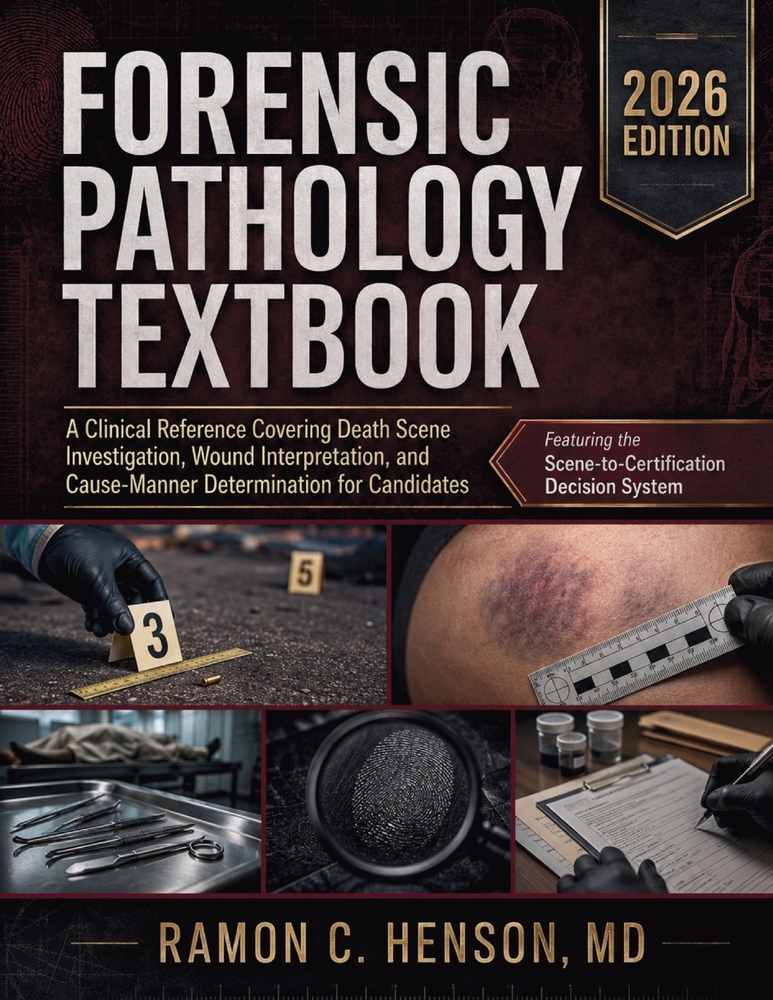 Forensic Pathology Textbook: A Clinical Reference Covering Death Scene Investigation, Wound Interpretation, and Cause-Manner Determination for Candida cover