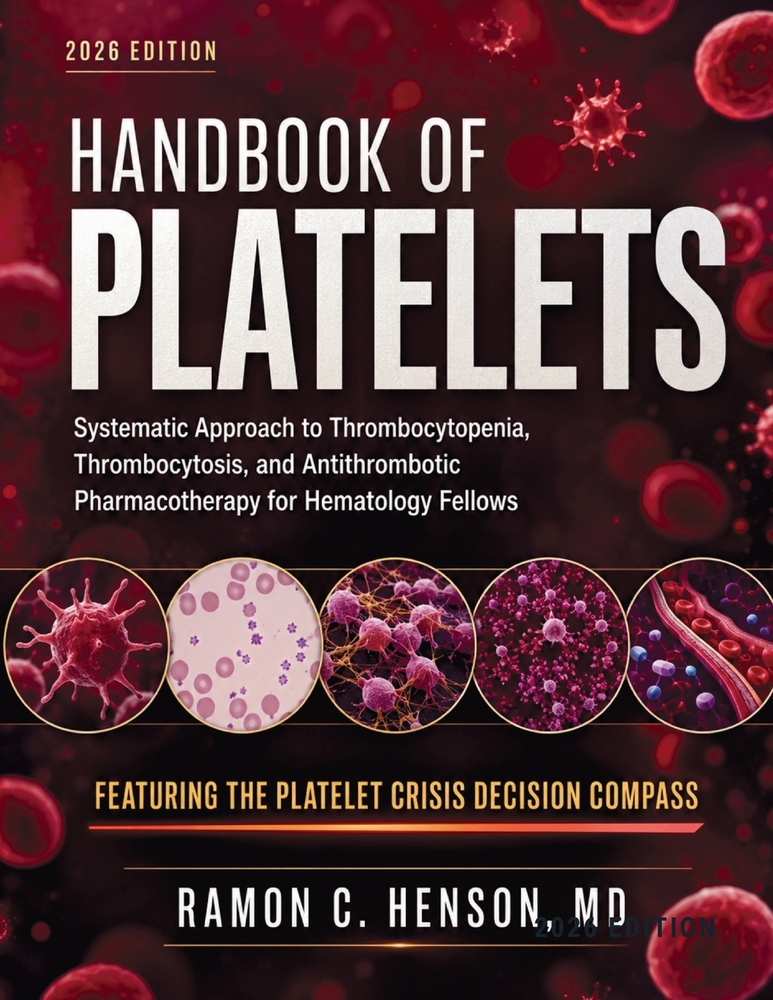 Handbook of Platelets: Systematic Approach to Thrombocytopenia, Thrombocytosis, and Antithrombotic Pharmacotherapy for Hematology Fellows cover