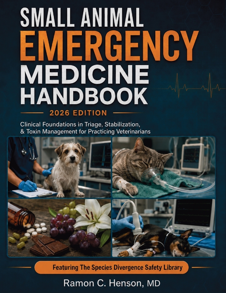 Small Animal Emergency Medicine Handbook: Clinical Foundations in Triage, Stabilization, & Toxin Management for Practicing Veterinarians cover
