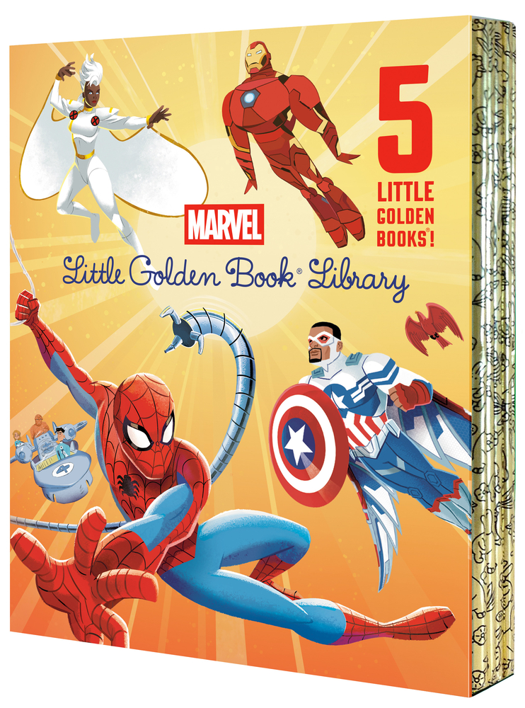 Marvel Little Golden Book Library cover