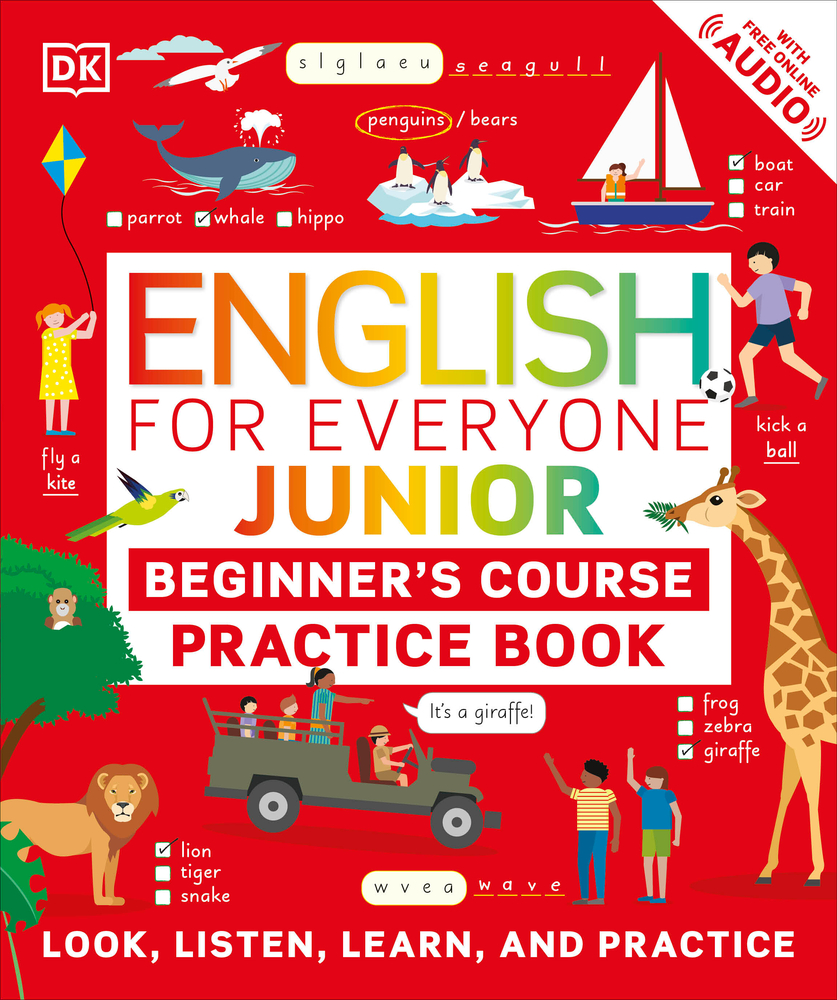 English for Everyone Junior Beginner's Course Practice Book cover
