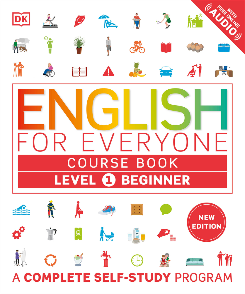 English for Everyone Course Book Level 1 Beginner: A Complete Self-Study Program cover
