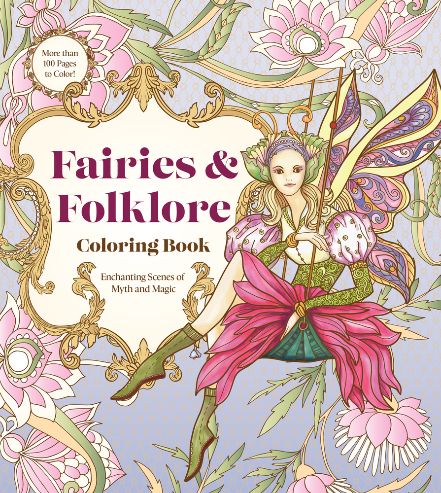 Fairies & Folklore Coloring Book: Enchanting Scenes of Myth and Magic cover