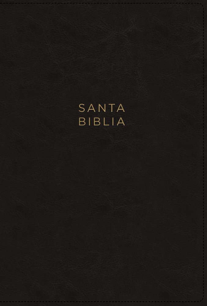 Nbla, Santa Biblia, Ultrafina, Letra Supergigante, Leathersoft, Negra, Palabras de Jesús En Rojo cover