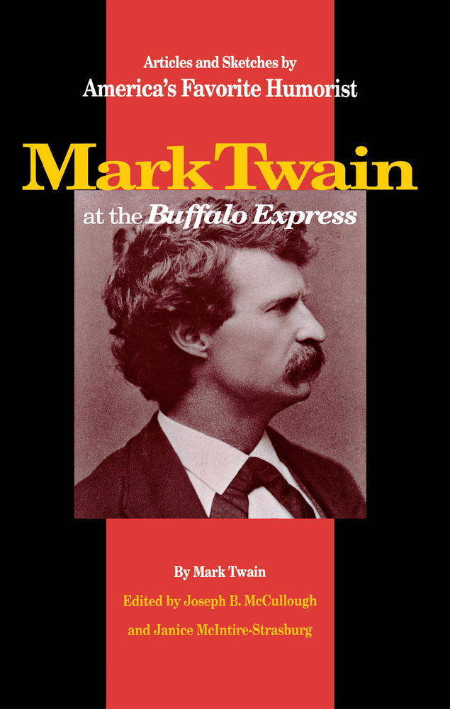 Mark Twain at the Buffalo Express cover