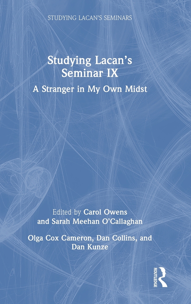 Studying Lacan's Seminar IX: A Stranger in My Own Midst cover