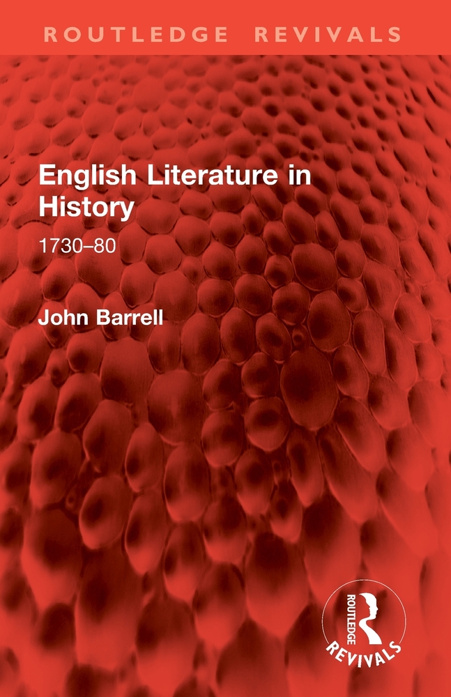 English Literature in History: 1730-80 cover