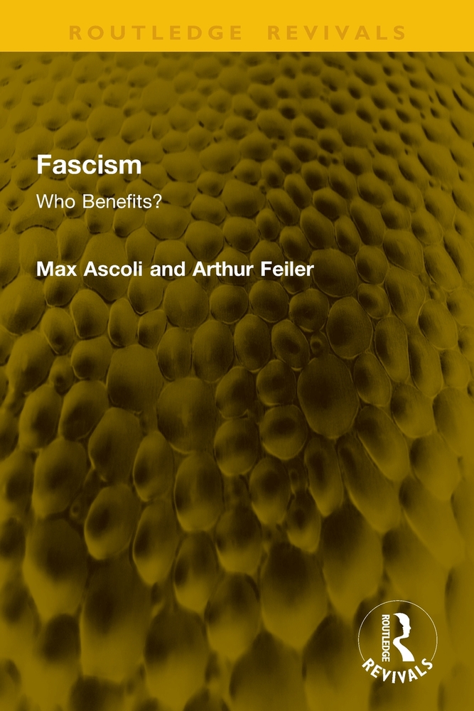 Fascism: Who Benefits? cover