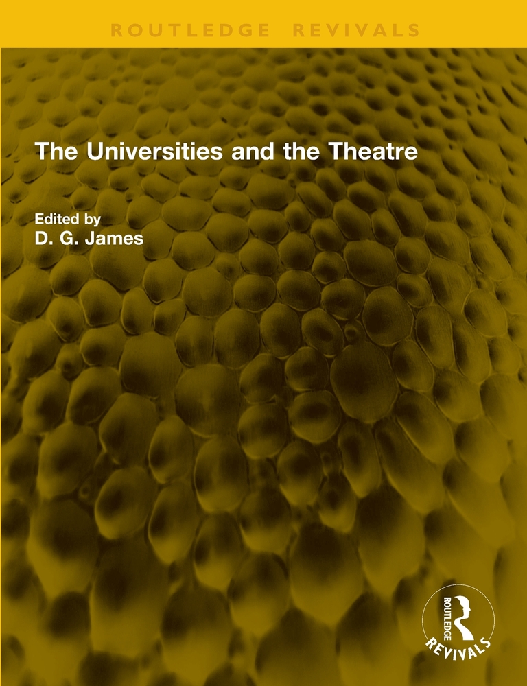 The Universities and the Theatre cover