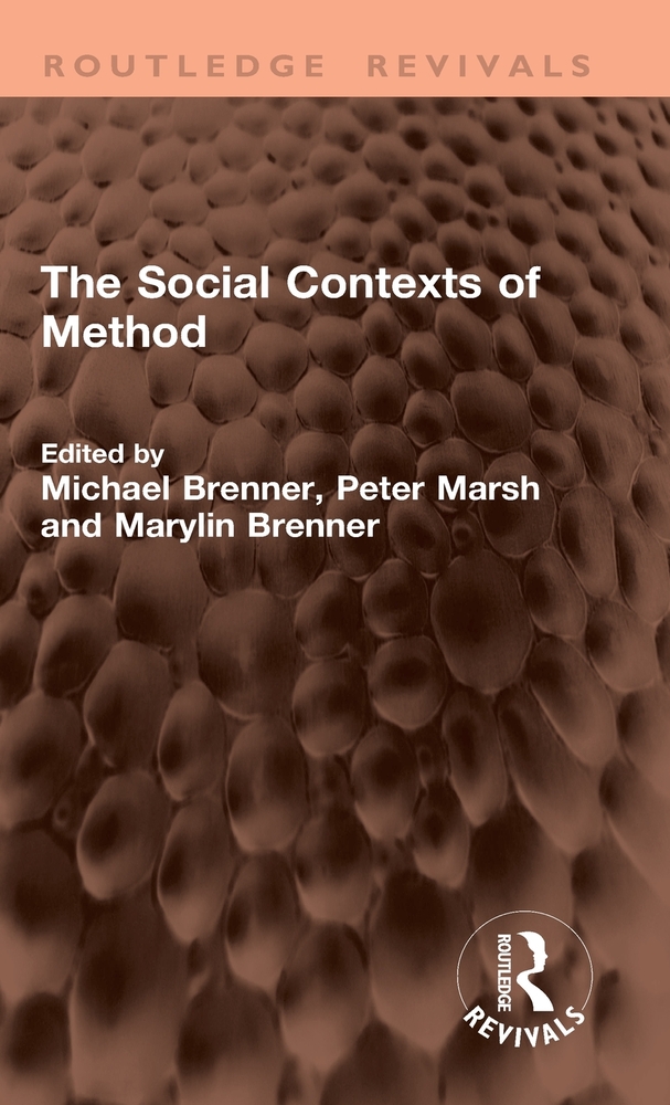 The Social Contexts of Method cover