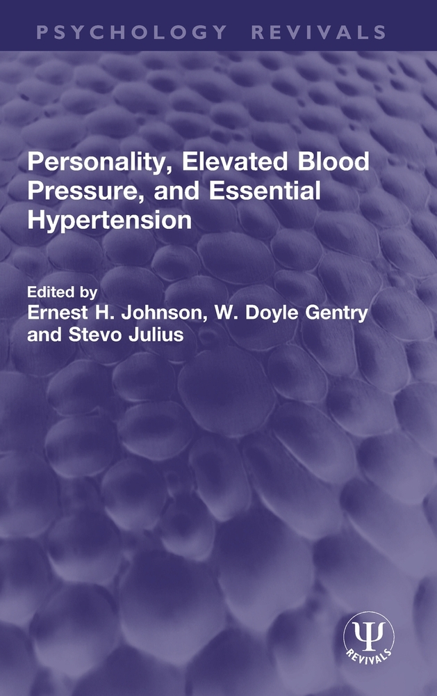 Personality, Elevated Blood Pressure, and Essential Hypertension cover