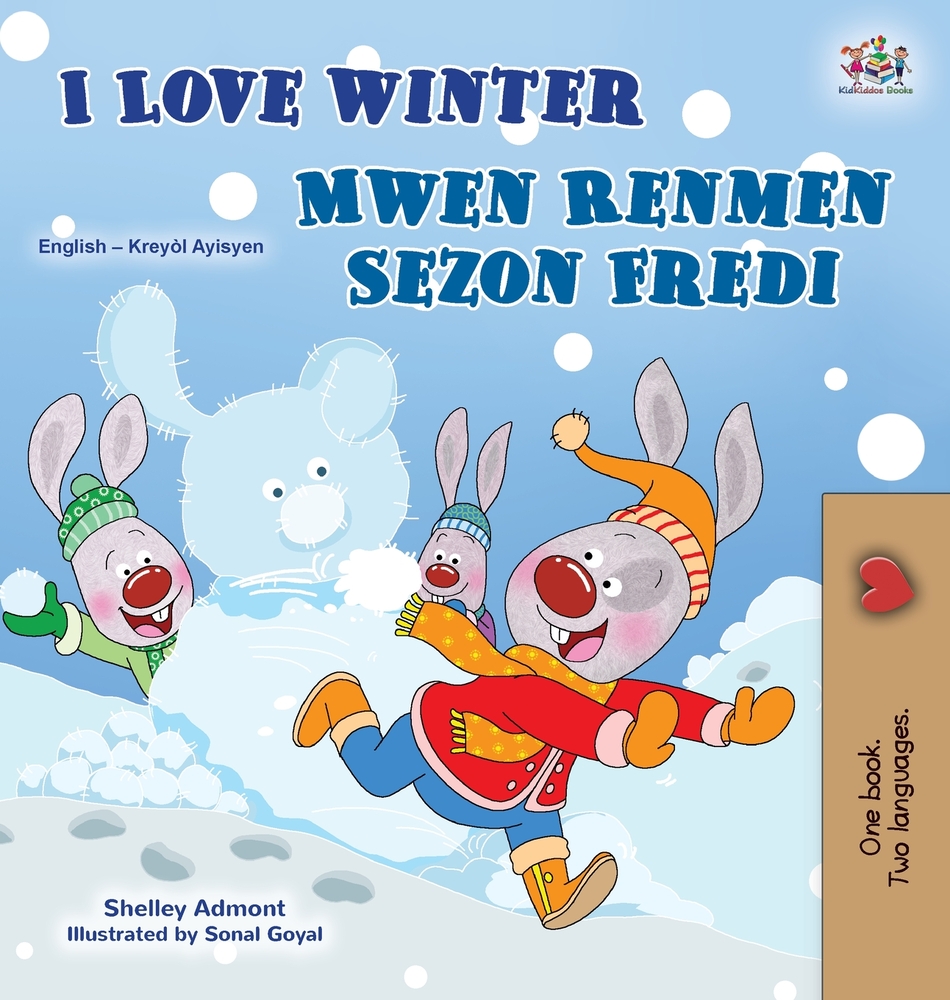 I Love Winter (English Haitian Creole Bilingual Book for Kids) cover