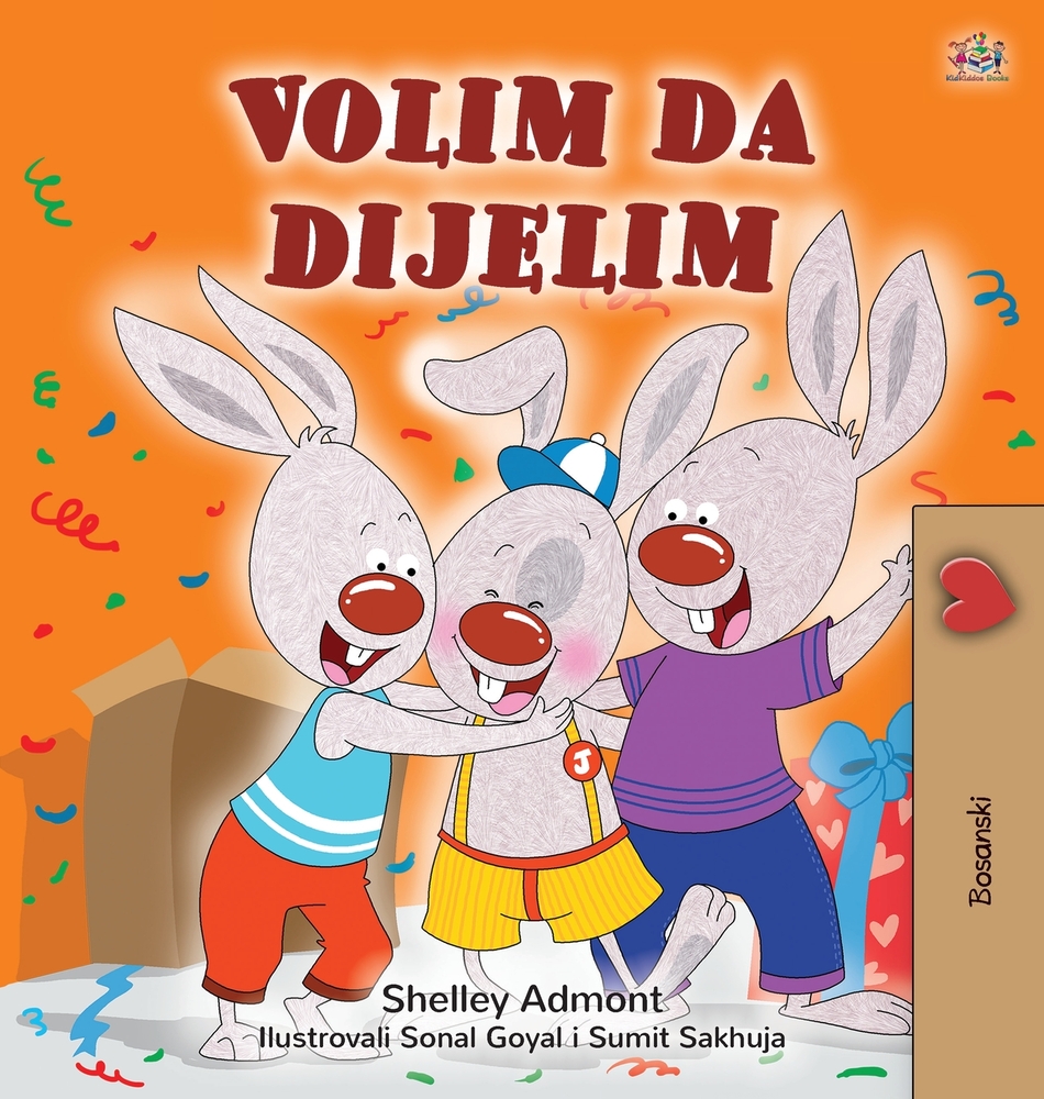 I Love to Share (Bosnian Children's Book) cover
