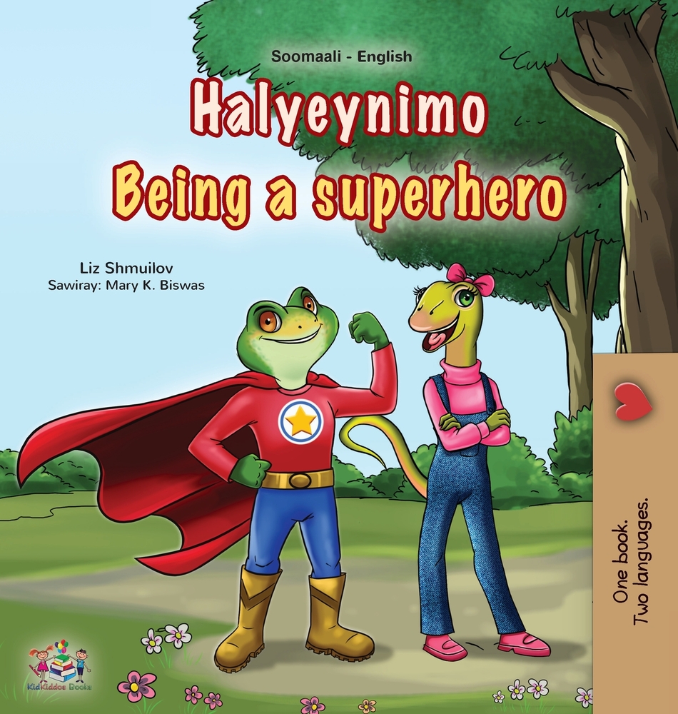 Being a Superhero (Somali English Bilingual Children's Book) cover