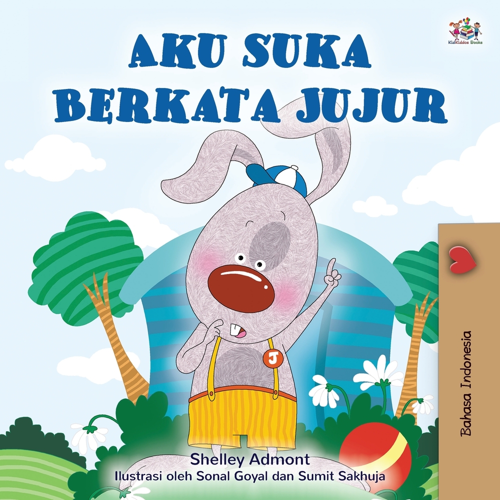 I Love to Tell the Truth (Indonesian Children's Book) cover