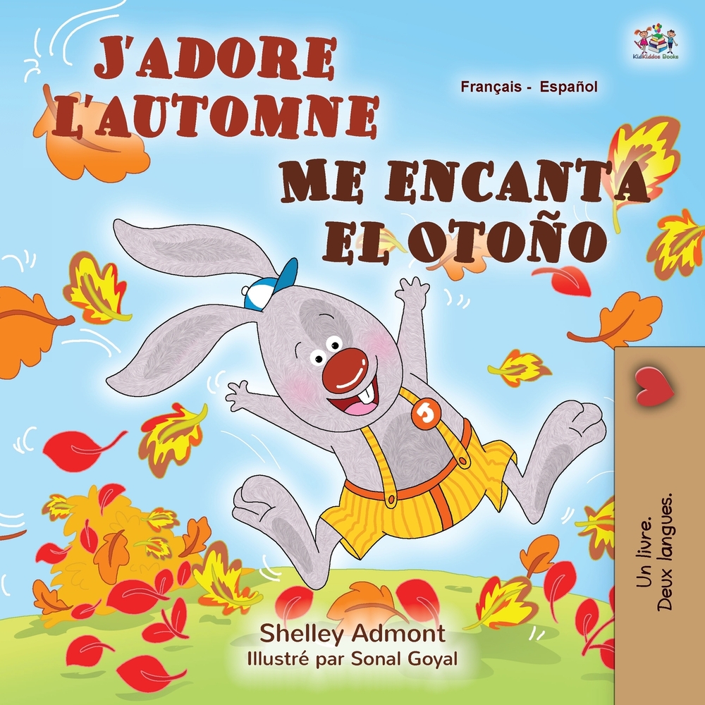 J'adore l'automne (Livre Pour Enfants Bilingue Français-espagnol) cover