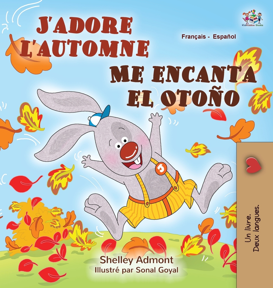 J'adore l'automne (Livre Pour Enfants Bilingue Français-espagnol) cover