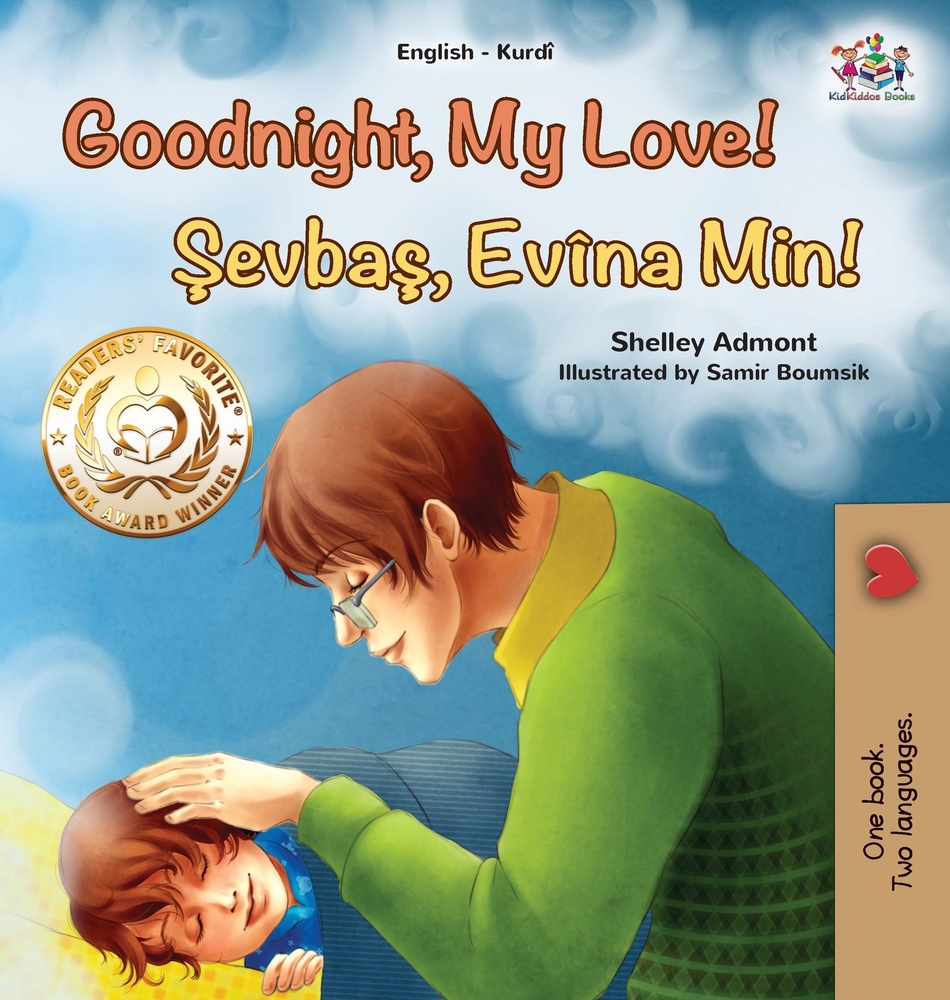 Goodnight, My Love! (English Kurdish Bilingual Children's Book) cover
