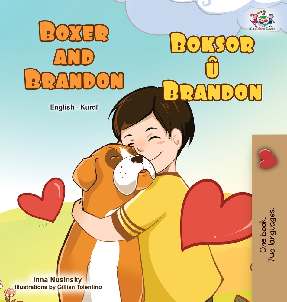 Boxer and Brandon (English Kurdish Bilingual Children's Book) cover