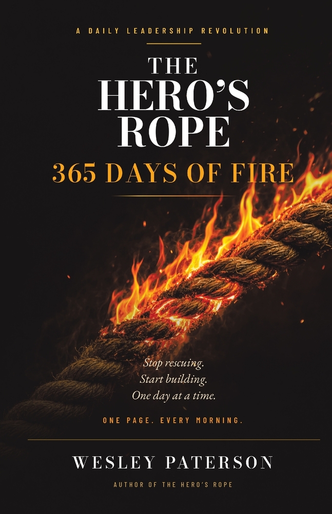 The Hero's Rope: 365 Days of Fire: A Daily Leadership Revolution cover