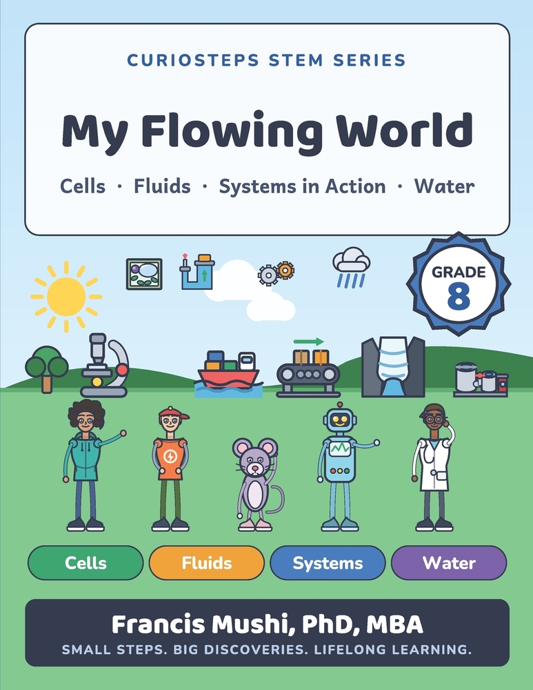 CurioSteps STEM (Grade 8): *My Flowing World* cover
