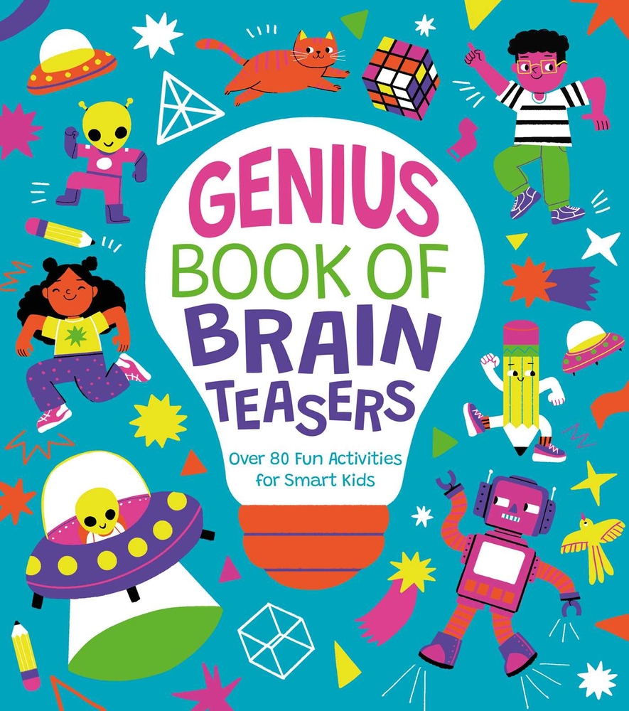 Genius Book of Brain Teasers: Over 80 Fun Activities for Smart Kids cover