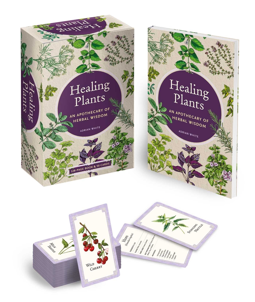 Healing Plants Book & Card Deck: An Apothecary of Herbal Wisdom cover