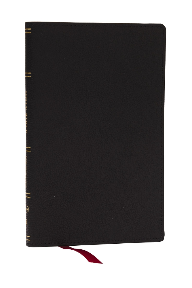 Kjv, Personal Size New Testament, Black Genuine Leather, Red Letter, Comfort Print cover