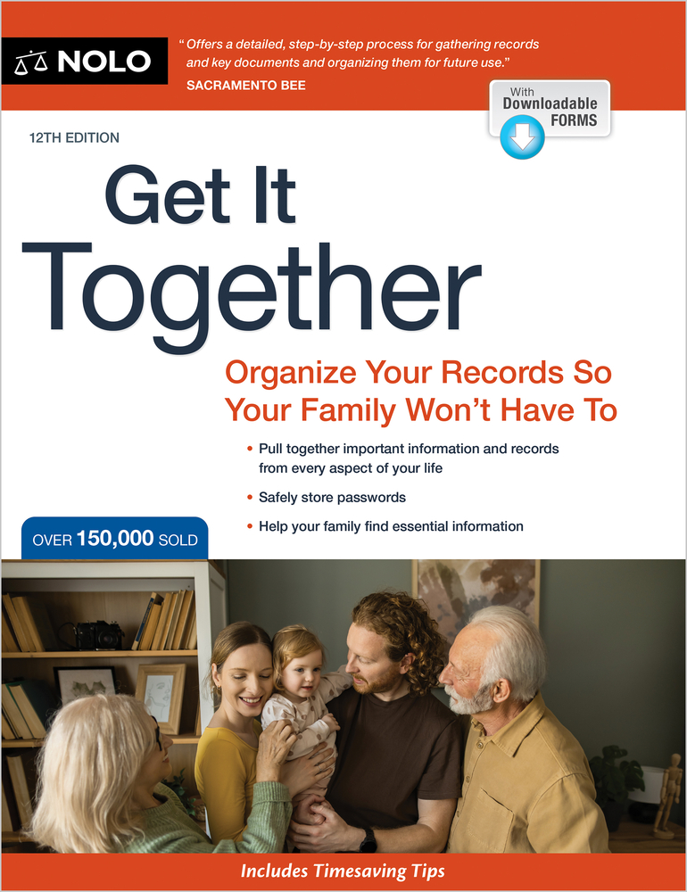 Get It Together: Organize Your Records So Your Family Won't Have to cover