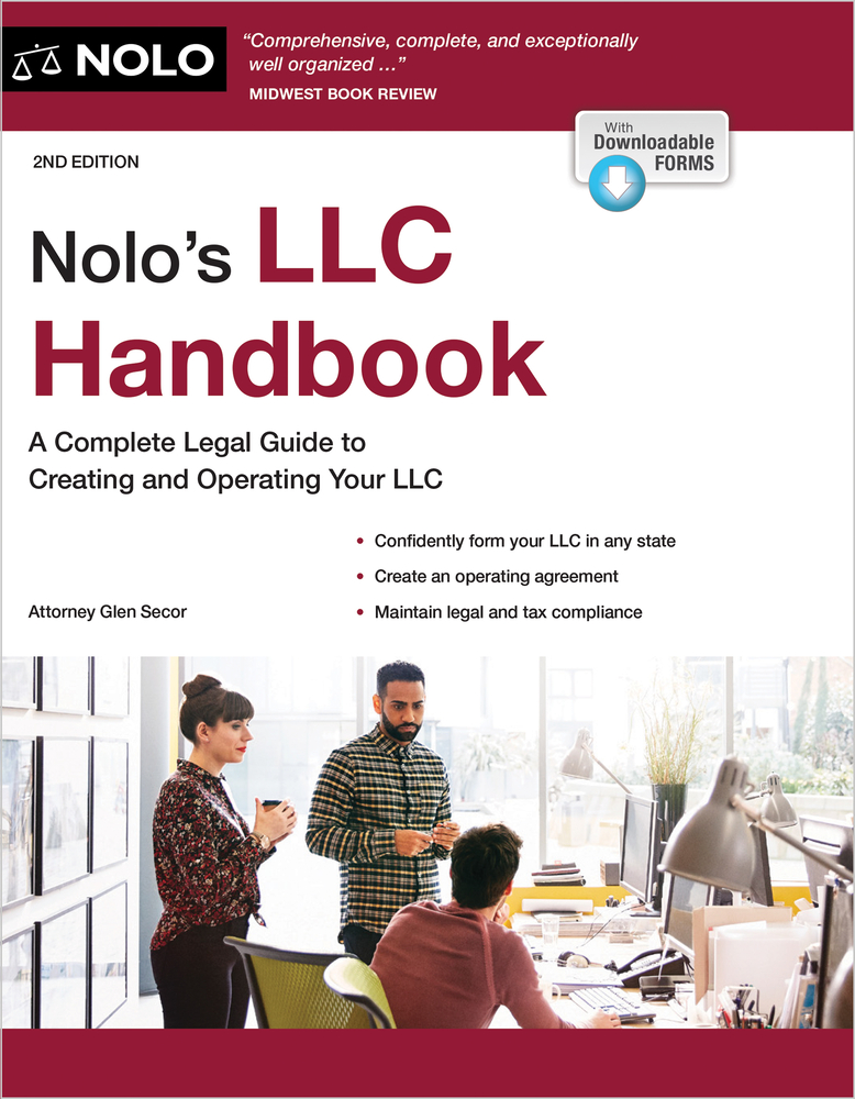 Nolo's LLC Handbook: A Complete Legal Guide to Creating and Operating Your LLC cover
