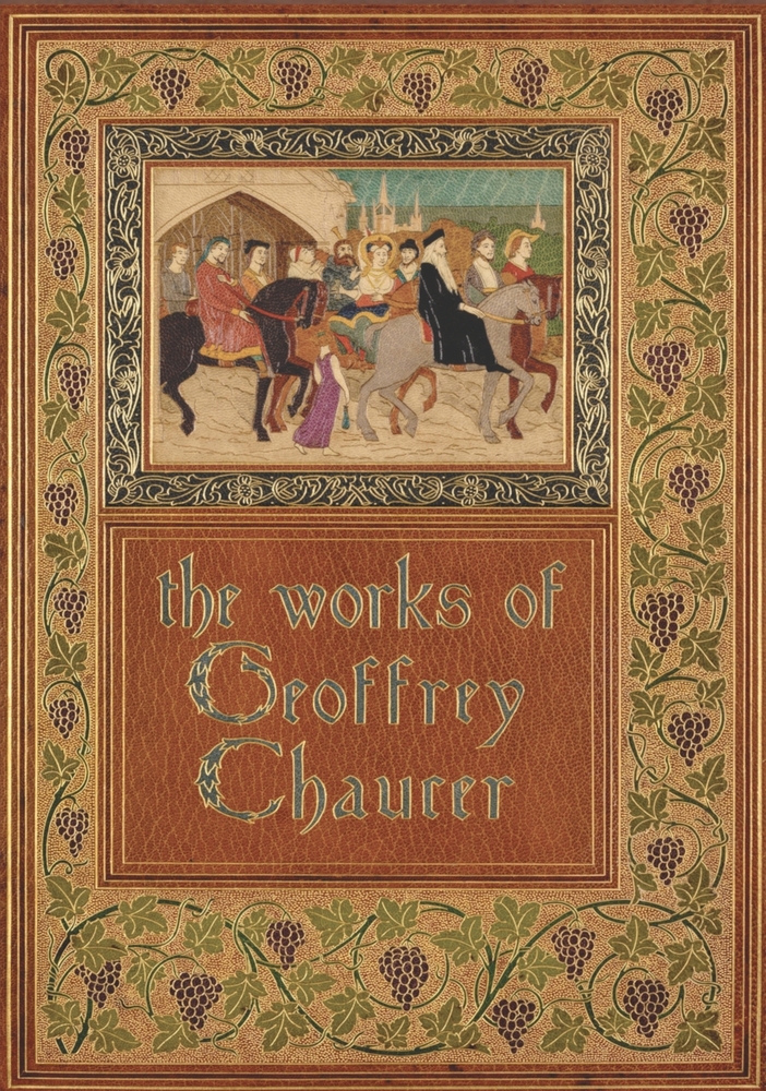 The Works of Geoffrey Chaucer: A Facsimile of the William Morris Kelmscott Chaucer with the Original 87 Illustrations by Edward Burne-Jones cover