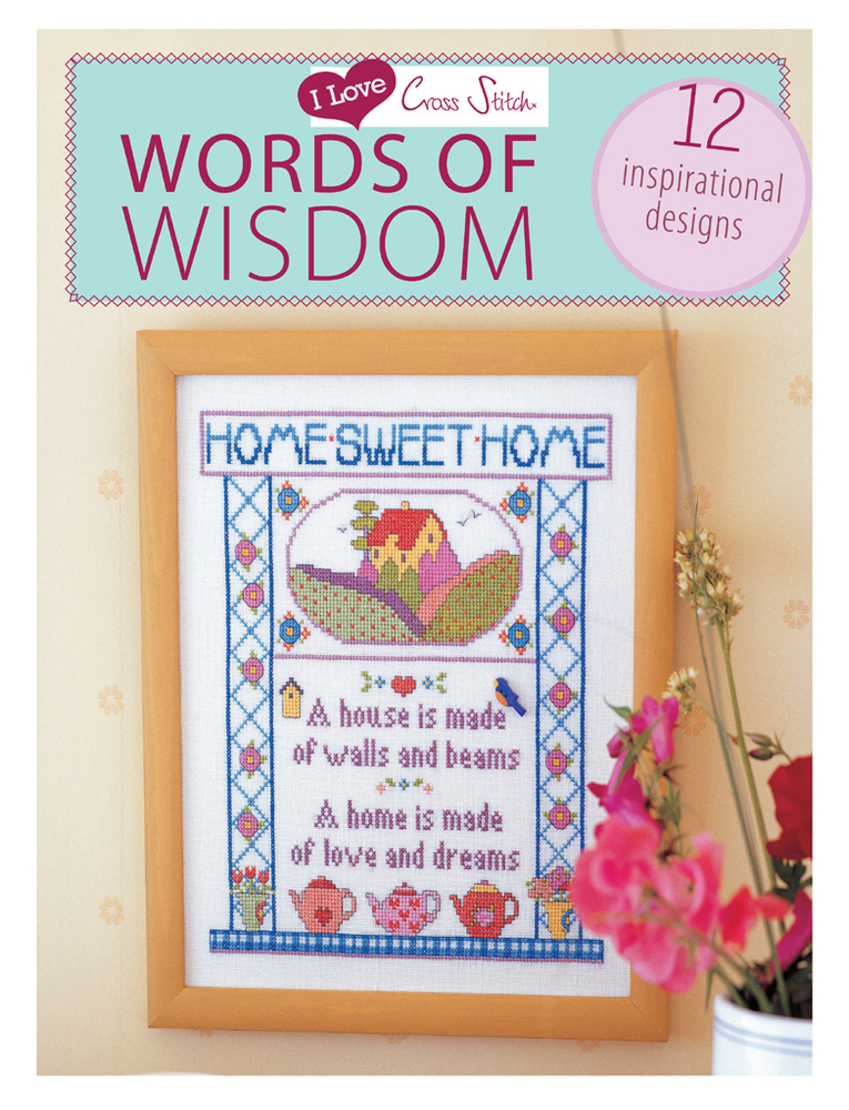 I Love Cross Stitch - Words of Wi cover