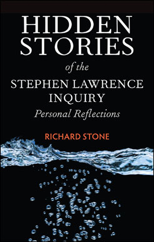 Hidden Stories of the Stephen Lawrence Inquiry: Personal Reflections cover