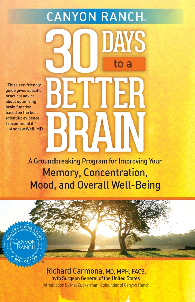 Canyon Ranch 30 Days to a Better Brain cover