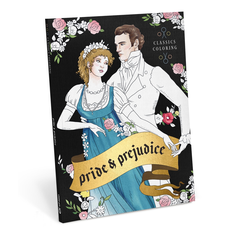 Pride and Prejudice: Classics Coloring cover