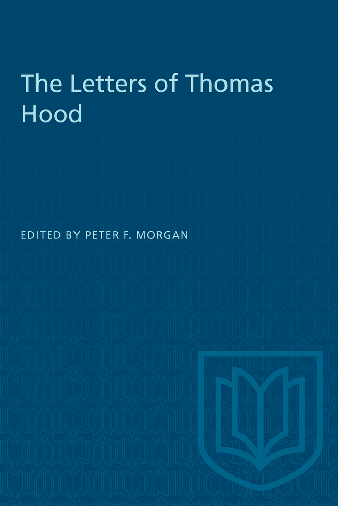 The Letters of Thomas Hood cover