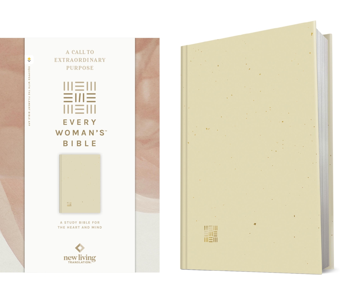 NLT Every Woman's Bible, Filament Enabled (Hardcover, Gold Dust, Red Letter) cover