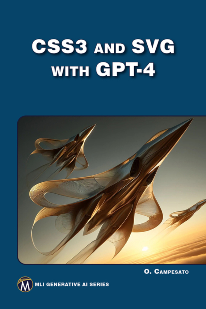 CSS3 and SVG with GPT-4 cover