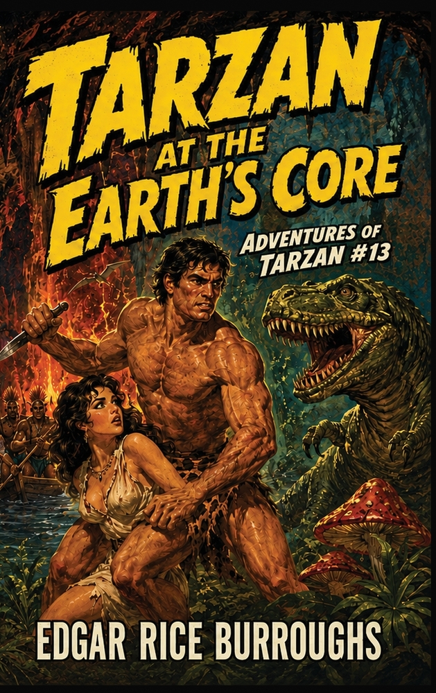 Tarzan at the Earth's Core cover