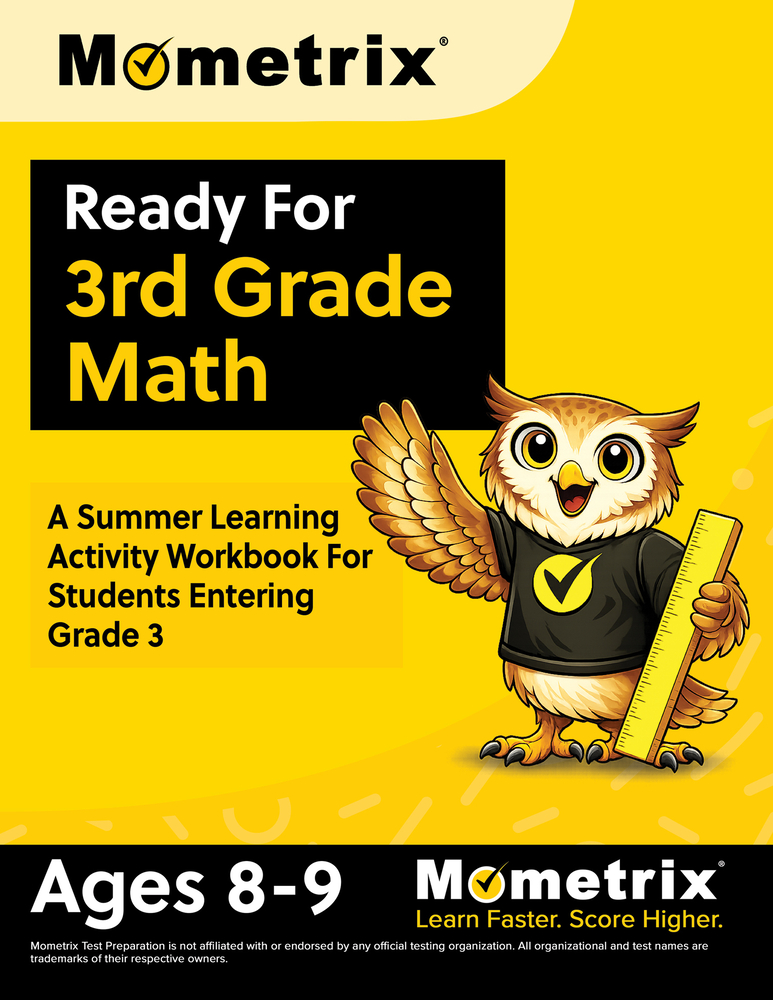 Ready For 3rd Grade Math: A Summer Learning Activity Workbook For Students Entering Grade 3 [Ages 8-9] cover