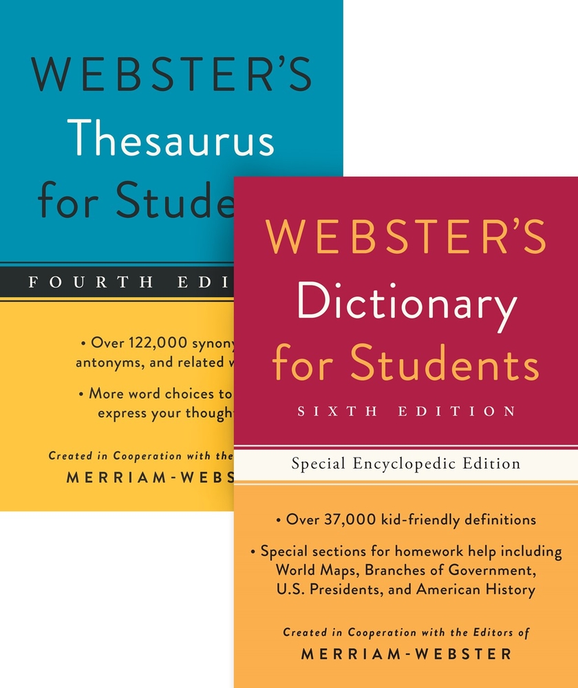 Webster's for Students Dictionary/Thesaurus Shrink-Wrapped Set cover