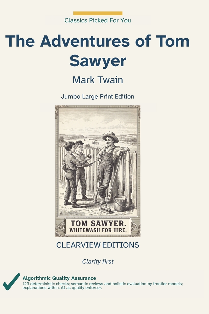 The Adventures of Tom Sawyer: A Classic Children's Adventure of Friendship, Courage and Life on the Mississippi River cover