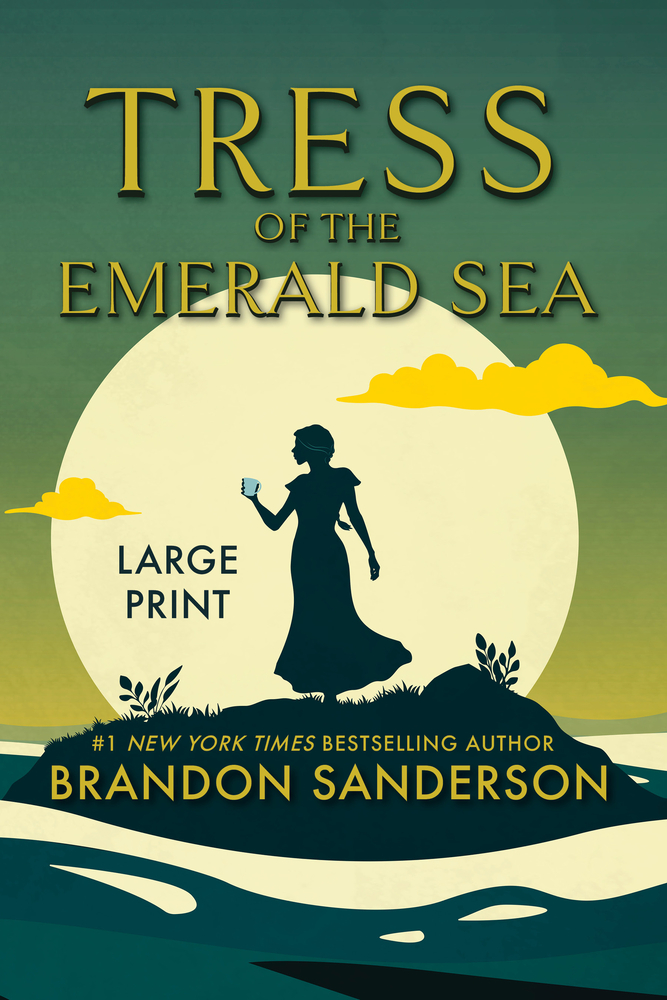 Tress of the Emerald Sea: A Large Print Cosmere Novel cover