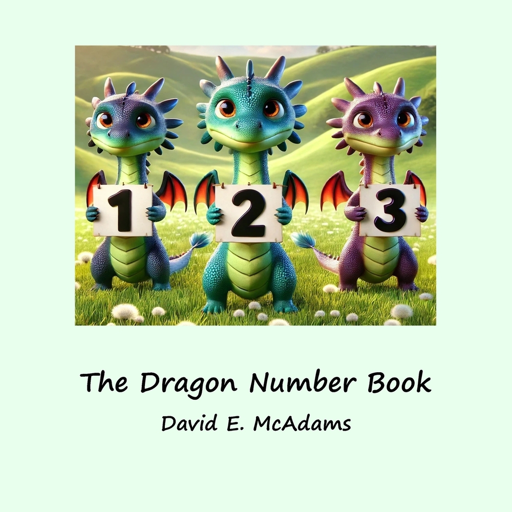 The Dragon Number Book: Cute dragons introducing the numbers 0-10 cover